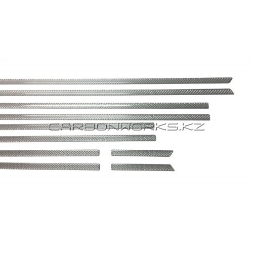 Карбоновые молдинги (серебро) на Mercedes G-class W463
